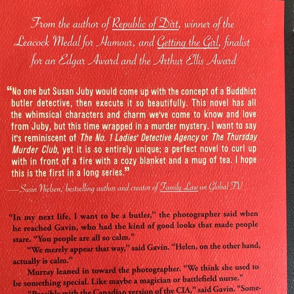 Book: Mindful of Murder Novel by Susan Juby ( BC - Canada author) - Picture 9 of 10